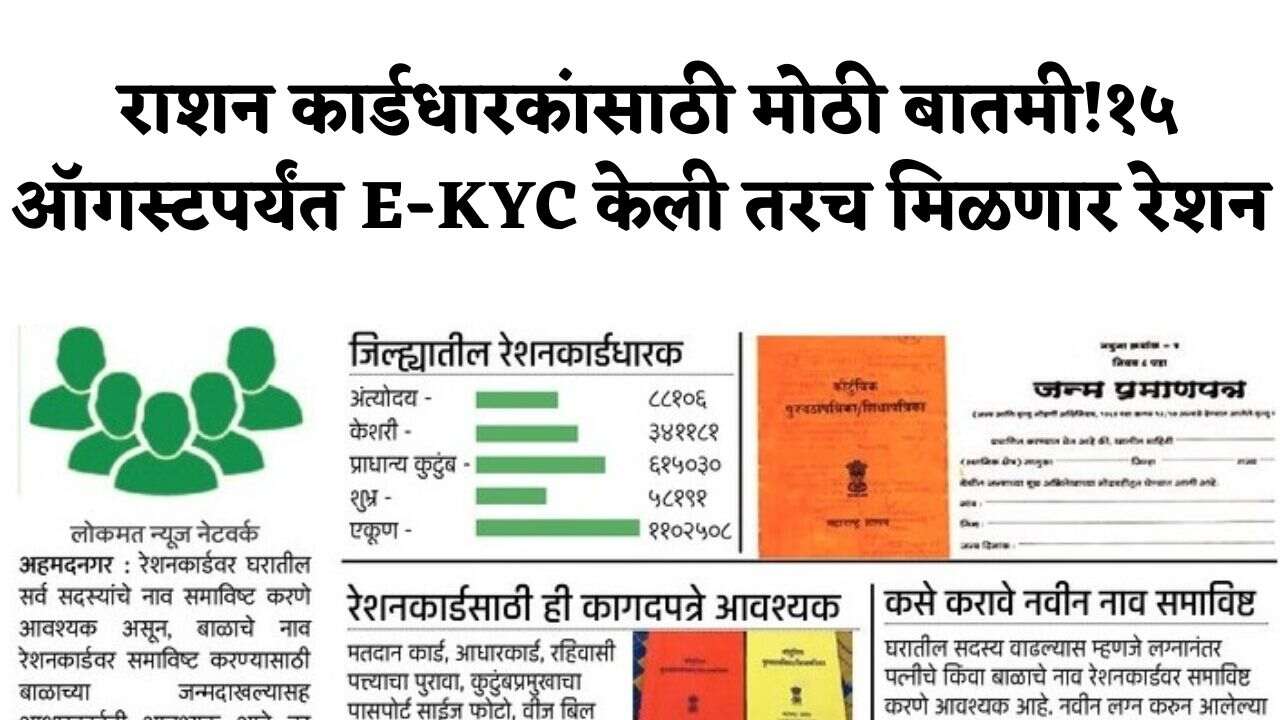 Ration Card E-KYC Date